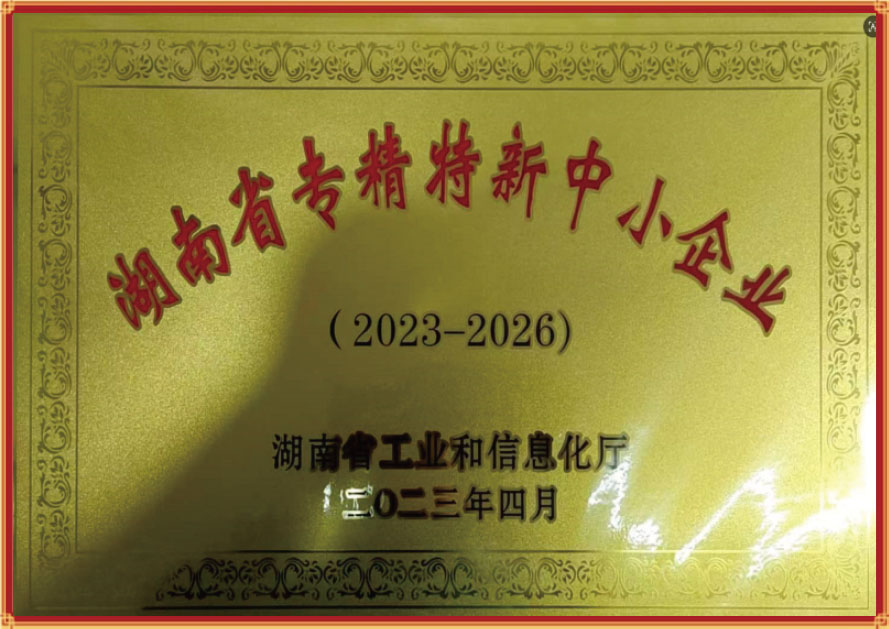 湖南省專精特新中小企業(yè)
